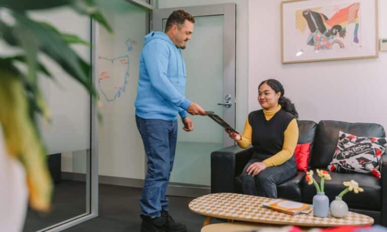 young person using Canteen's Education and Career Support, which is a service that provides support for people with cancer