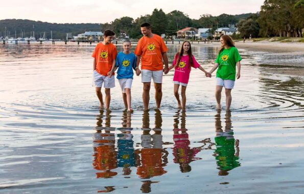 family on camp quality retreat