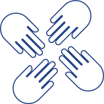 Cancer hub – cancer help for families – connection and respite icon Cancer hub - cancer help for families - connection and respite icon